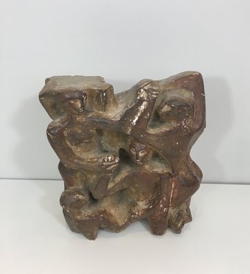 Abstract Plaster Sculpture, 1950s-BA-429715