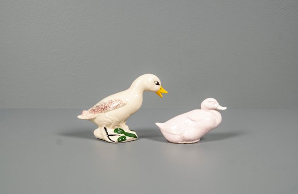 Abstract Porcelain Ducks, Brazil, Set of 2-VLO-1180216