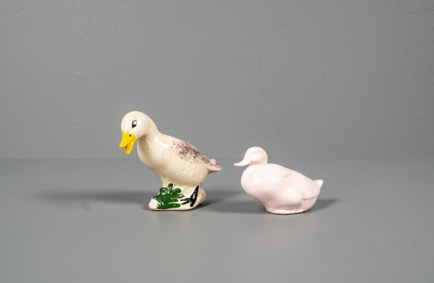 Abstract Porcelain Ducks, Brazil, Set of 2-VLO-1180216