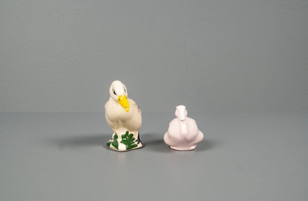 Abstract Porcelain Ducks, Brazil, Set of 2-VLO-1180216