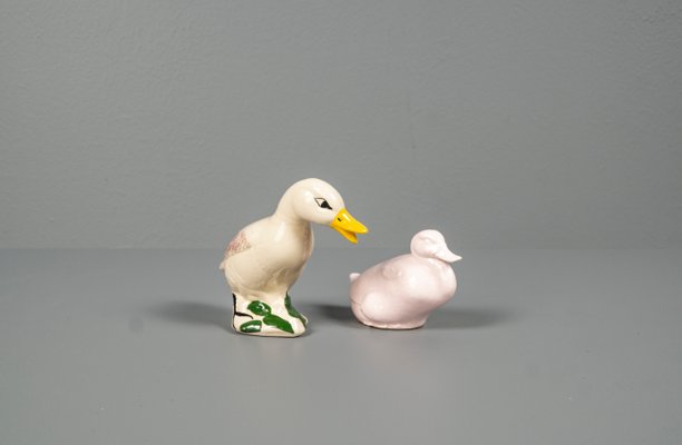 Abstract Porcelain Ducks, Brazil, Set of 2-VLO-1180216