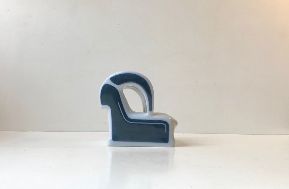 Abstract Porcelain Figurine by Agnethe Jorgensen for Bing & Grondahl, 1970s