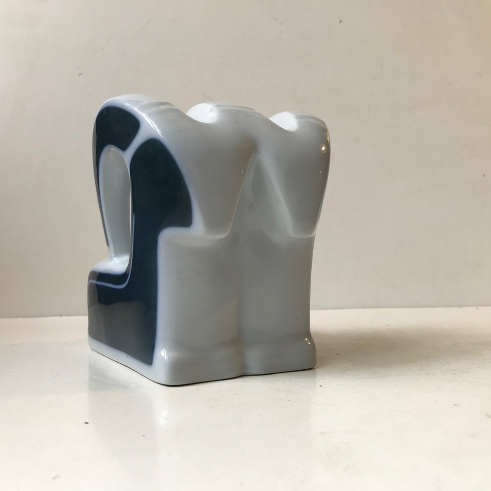 Abstract Porcelain Figurine by Agnethe Jorgensen for Bing & Grondahl, 1970s