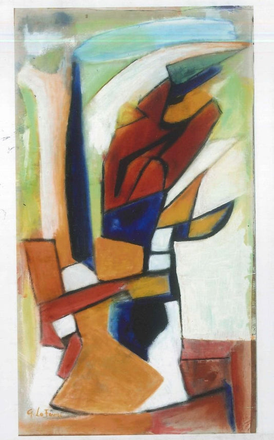 Abstract Post-Cubism - Oil Painting 2012 by Giorgio Lo Fermo 2012