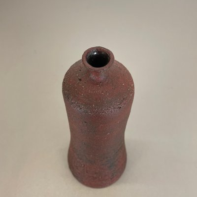 Abstract Red Ceramic Studio Pottery Vase by Gerhard Liebenthron, Germany, 1970s-QZ-1312770