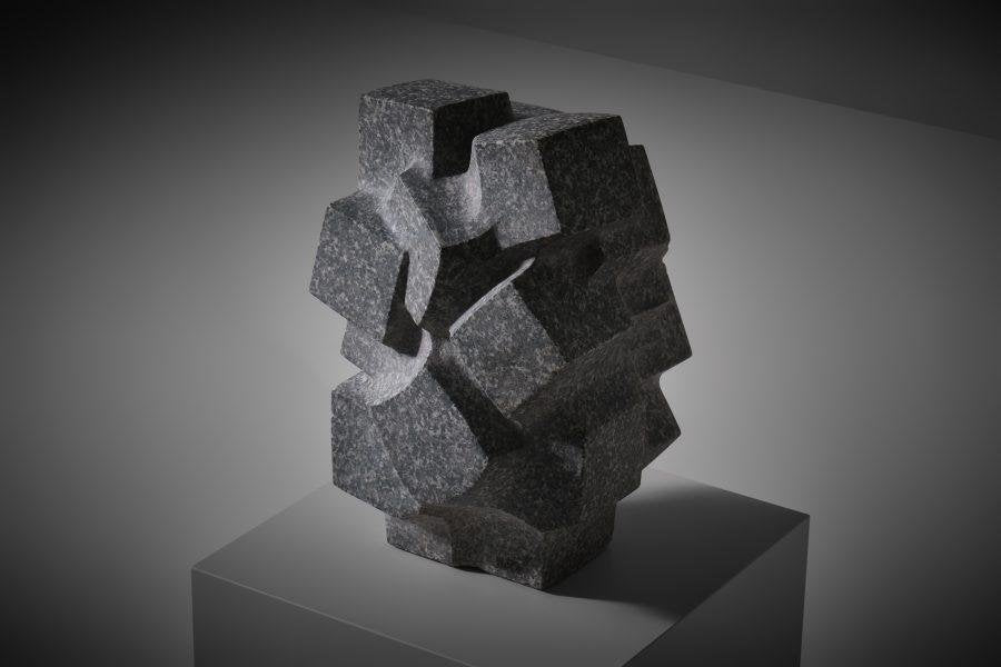 Abstract Stone Sculpture Metropolis 4 by Vittorio Di Muzio, Italy, 1980s