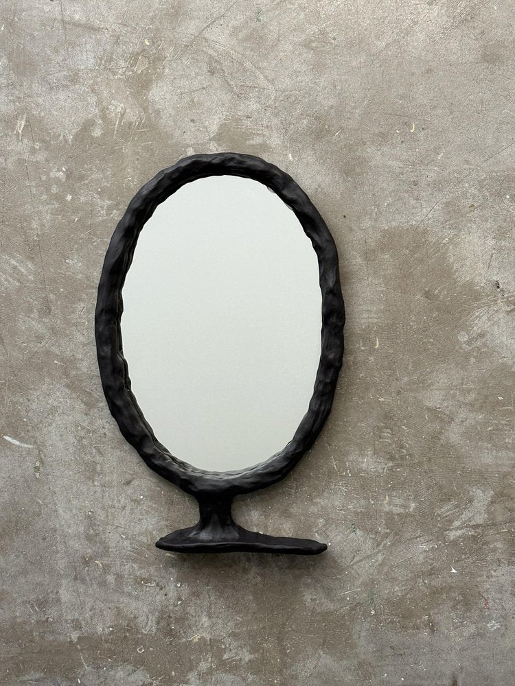 Abstract Wood Mirror by Atelier Monochrome