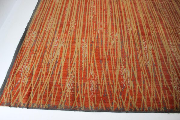 Abstract Wool Rug, 1940s-TZ-1153608