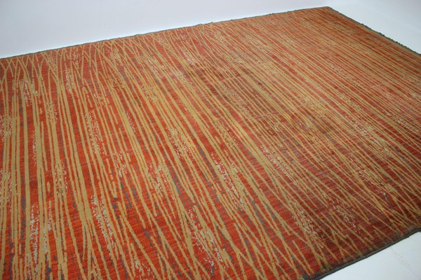 Abstract Wool Rug, 1940s-TZ-1153608