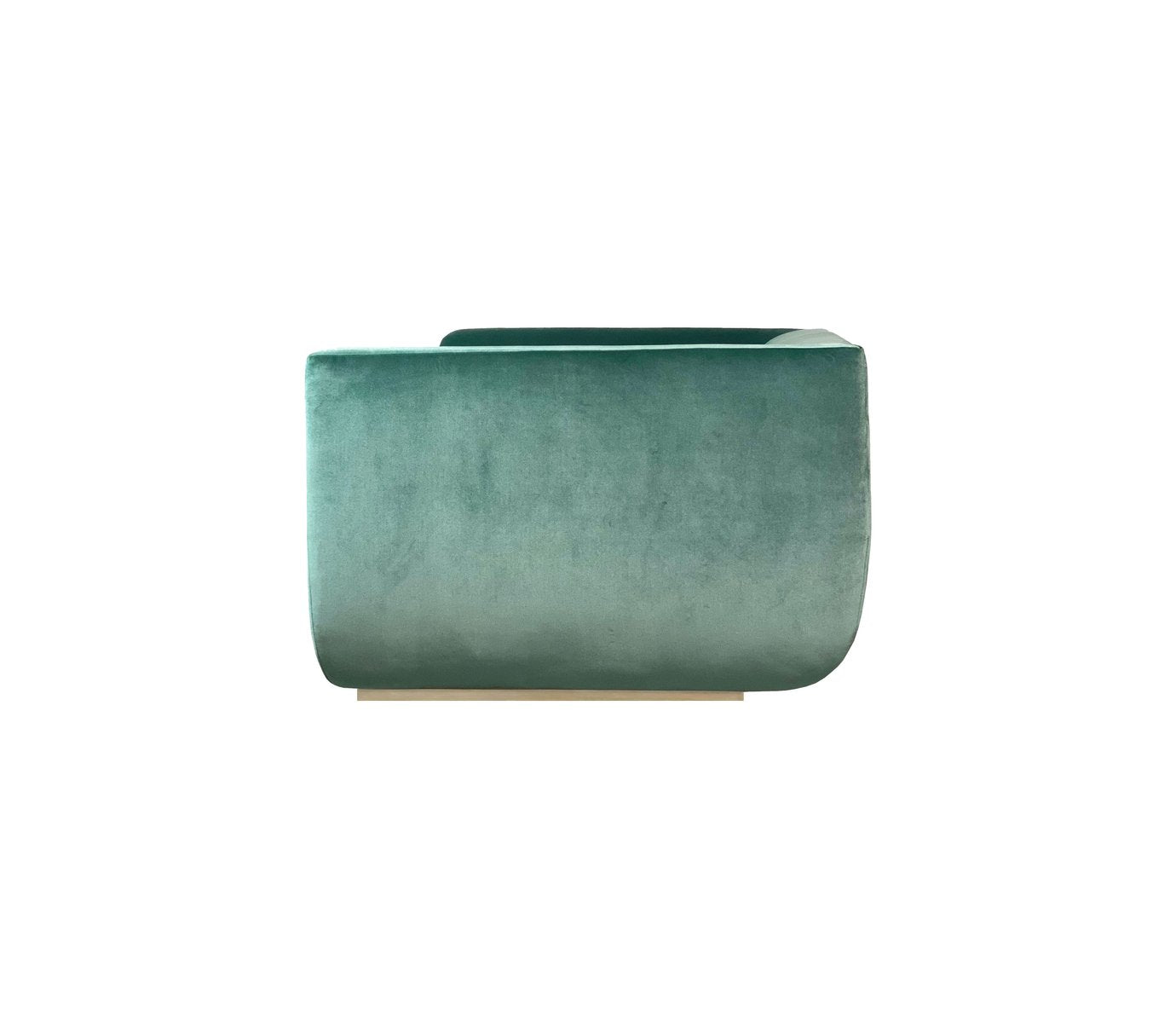 ABYSS Sofa in Mint and Ocean Blue Velvet from Kabinet