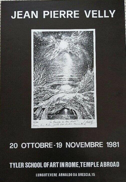 AC 11 Tyler School of Art in Rome Poster by Jean Pierre Velly, 1981