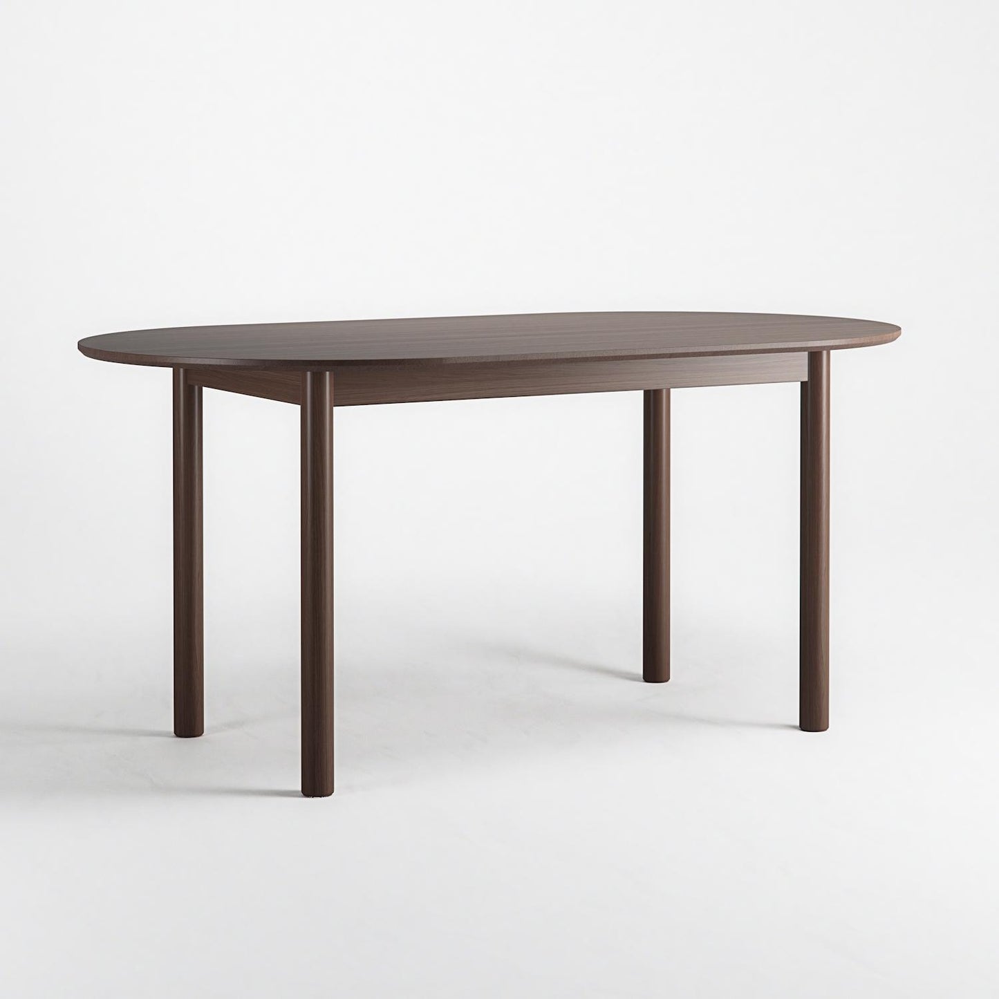 Department Wood Dining Table 90x160 cm Dark Oak