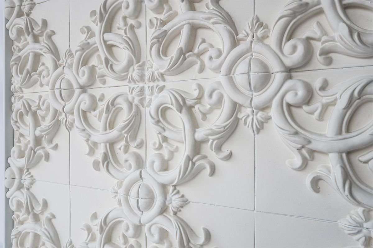 Acanthus Ceramic Decorative Panel #02 by Bevilacqua for MYUP