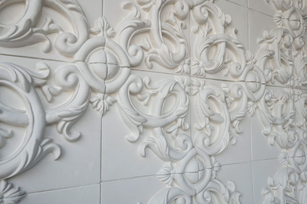 Acanthus Ceramic Decorative Panel #02 by Bevilacqua for MYUP