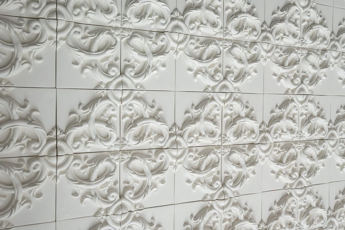 Acanthus Ceramic Decorative Panel #03 by Bevilacqua for MYUP