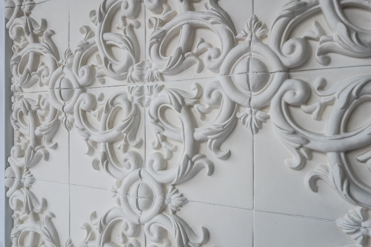 Acanthus Ceramic Decorative Panel #03 by Bevilacqua for MYUP