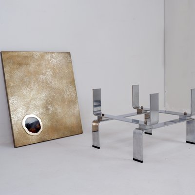 Acid-Etched Brass Coffee Table by Christian Krekels-NYF-2019005