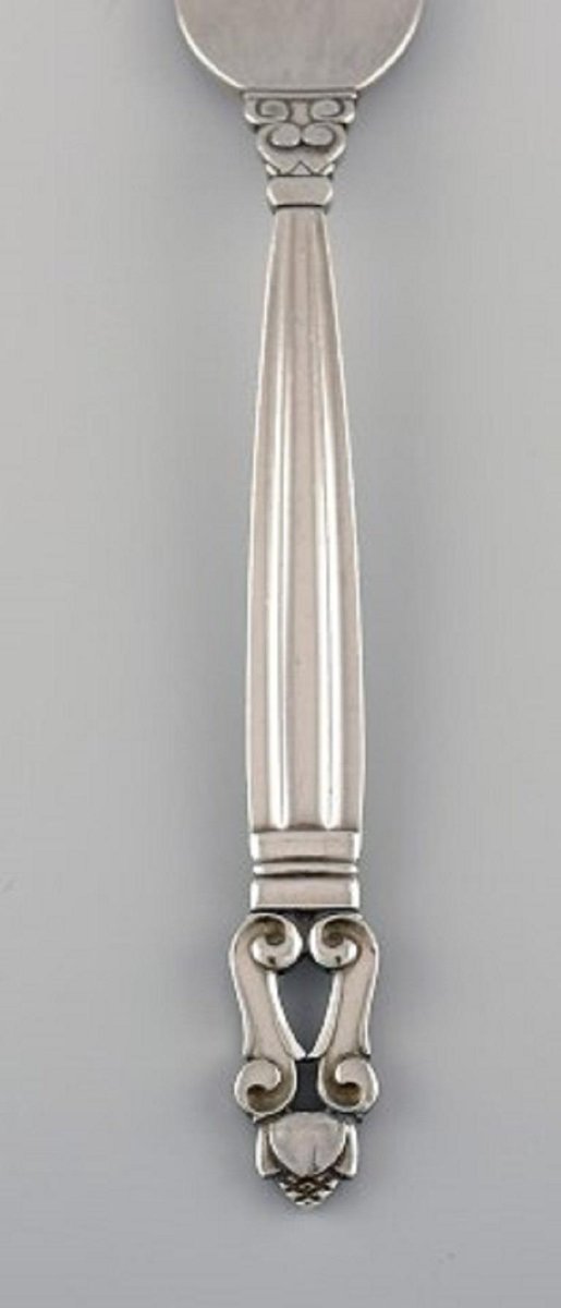 Acorn Dinner Fork in Sterling Silver by Georg Jensen, 1940s