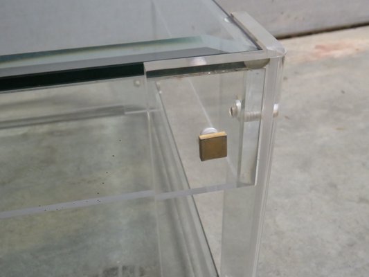 Acrylic and Glass Coffee Table in the Style of Charles Hollis Jones-UKG-1174735