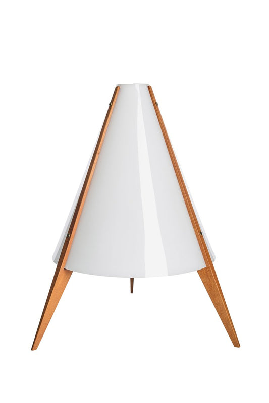 Acrylic and Teak Table Lamp by Hans Agne Jakobsson, 1950s