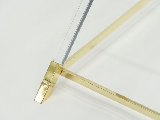 Acrylic Glass and Brass Decorative Servant from Maison Jansen, 1970s-YJA-715484