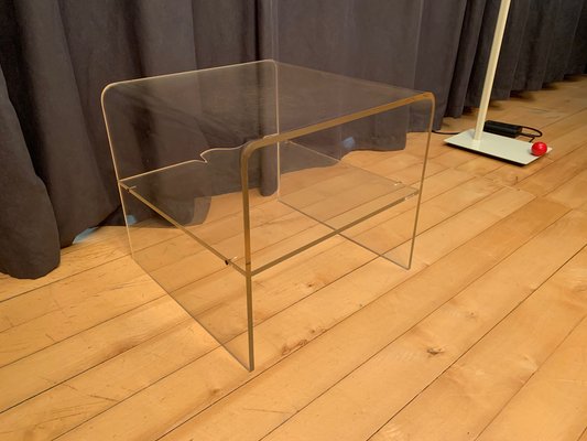 Acrylic Glass Auxiliary Table, 1970s-VQM-1332428