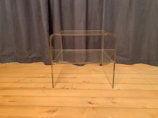 Acrylic Glass Auxiliary Table, 1970s-VQM-1332428