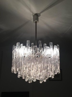 Acrylic Glass Chandelier in the style of Kalmar, 1960s-LL-1399299