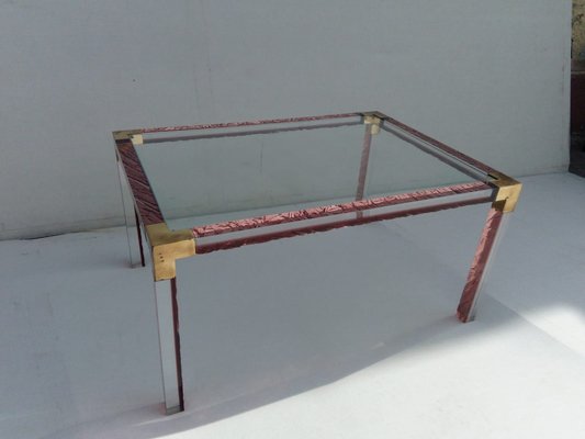 Acrylic Glass Coffee Table, 1960s-OLY-589667