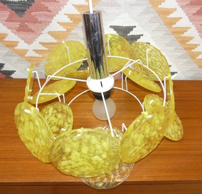 Acrylic Glass Hanging Ceiling Lamp, 1970s-AFE-1348136