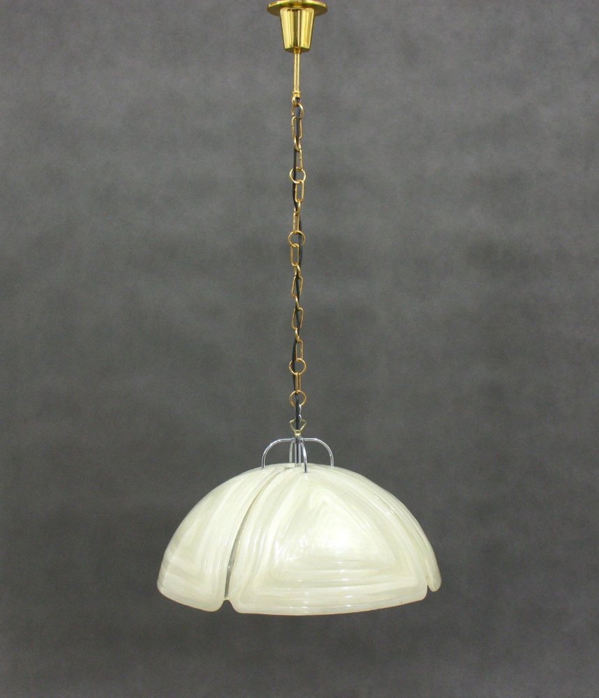 Acrylic Glass Hanging Lamp by Cristallux, 1970s