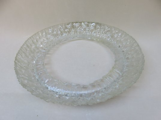 Acrylic Glass Illuminated Round Wall Mirror from Hillebrand, 1970s-EY-702888