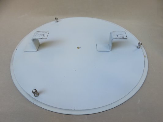 Acrylic Glass Illuminated Round Wall Mirror from Hillebrand, 1970s-EY-702888