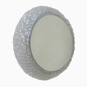 Acrylic Glass Illuminated Round Wall Mirror from Hillebrand, 1970s-EY-702888