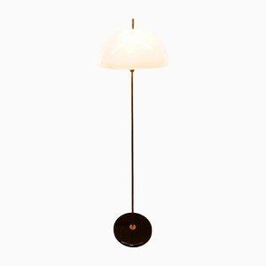 Acrylic Glass, Marble & Brass Floor Lamp-QLH-1292959