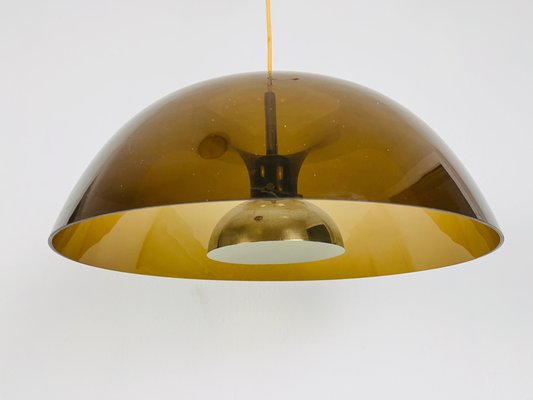 Acrylic Glass Pendant Lamp attributed to Temde, 1970s-PUK-1416526