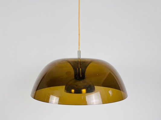 Acrylic Glass Pendant Lamp attributed to Temde, 1970s-PUK-1416526