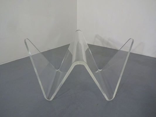 Acrylic Glass Table or Sculpture, 1970s