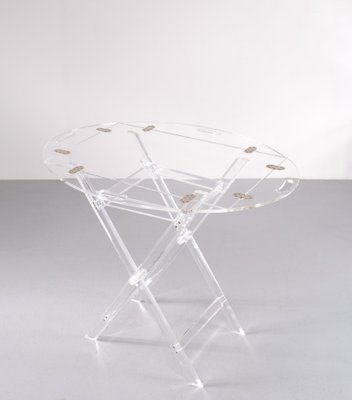 Acrylic Glass Tray Table, France, 1978-GCG-1406421