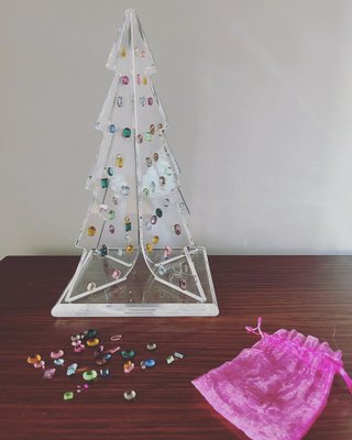 Acrylic Glass Tree with Swarovski Crystals, 1992-OLY-1781455