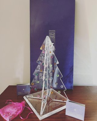 Acrylic Glass Tree with Swarovski Crystals, 1992-OLY-1781455