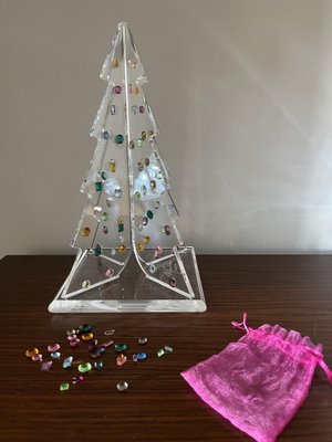 Acrylic Glass Tree with Swarovski Crystals, 1992-OLY-1781455