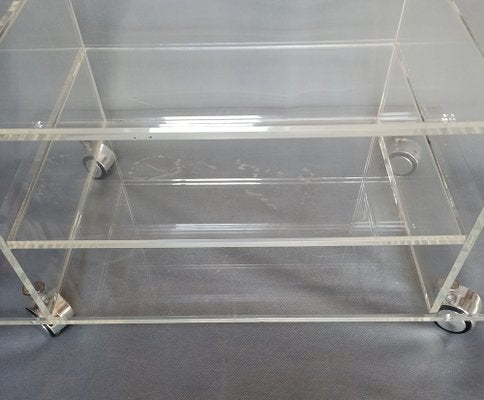 Acrylic Glass Trolley, 1970s-LCV-1780220