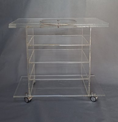 Acrylic Glass Trolley, 1970s-LCV-1780220