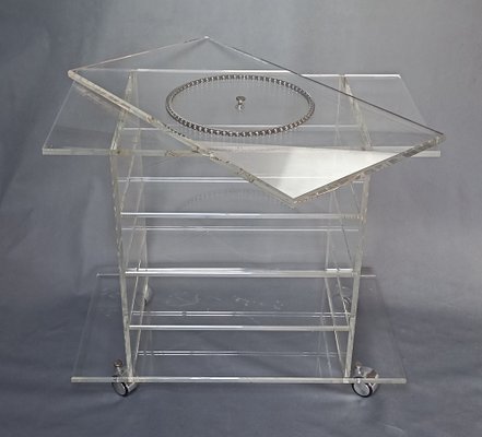 Acrylic Glass Trolley, 1970s-LCV-1780220