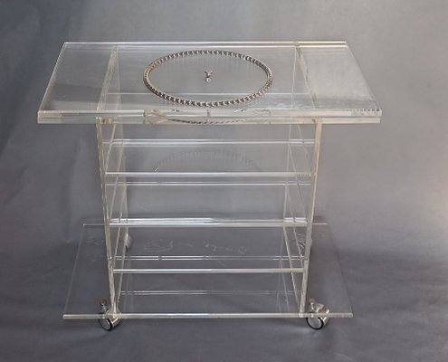 Acrylic Glass Trolley, 1970s-LCV-1780220