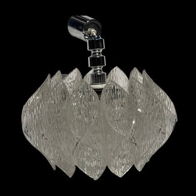 Acrylic Ice Glass Chandelier, Germany, 1970s-BHG-1065200