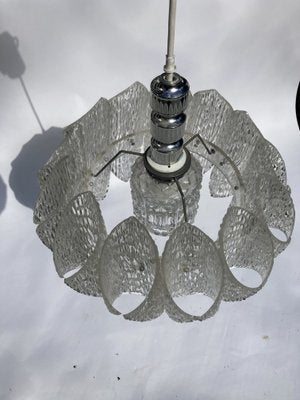 Acrylic Ice Glass Chandelier, Germany, 1970s-BHG-1065200