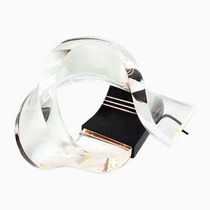 Acrylic Vortex Table Lamp by Gaetano Missaglia, 1970s-FIP-1171866