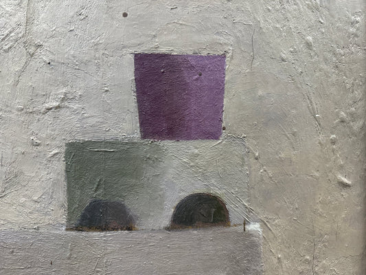 Adam Saulnier, Composition, 1967, Oil on Canvas